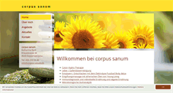 Desktop Screenshot of corpus-sanum.ch